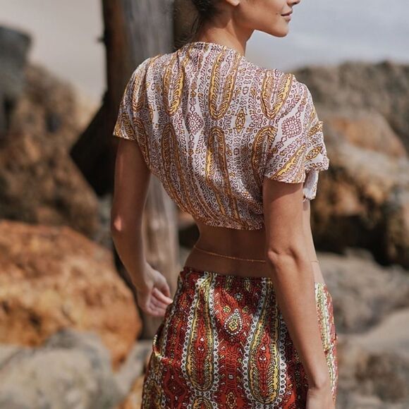 Anthropologie 2 Piece Wrap Cover Up Set | Size S - Picture 8 of 9